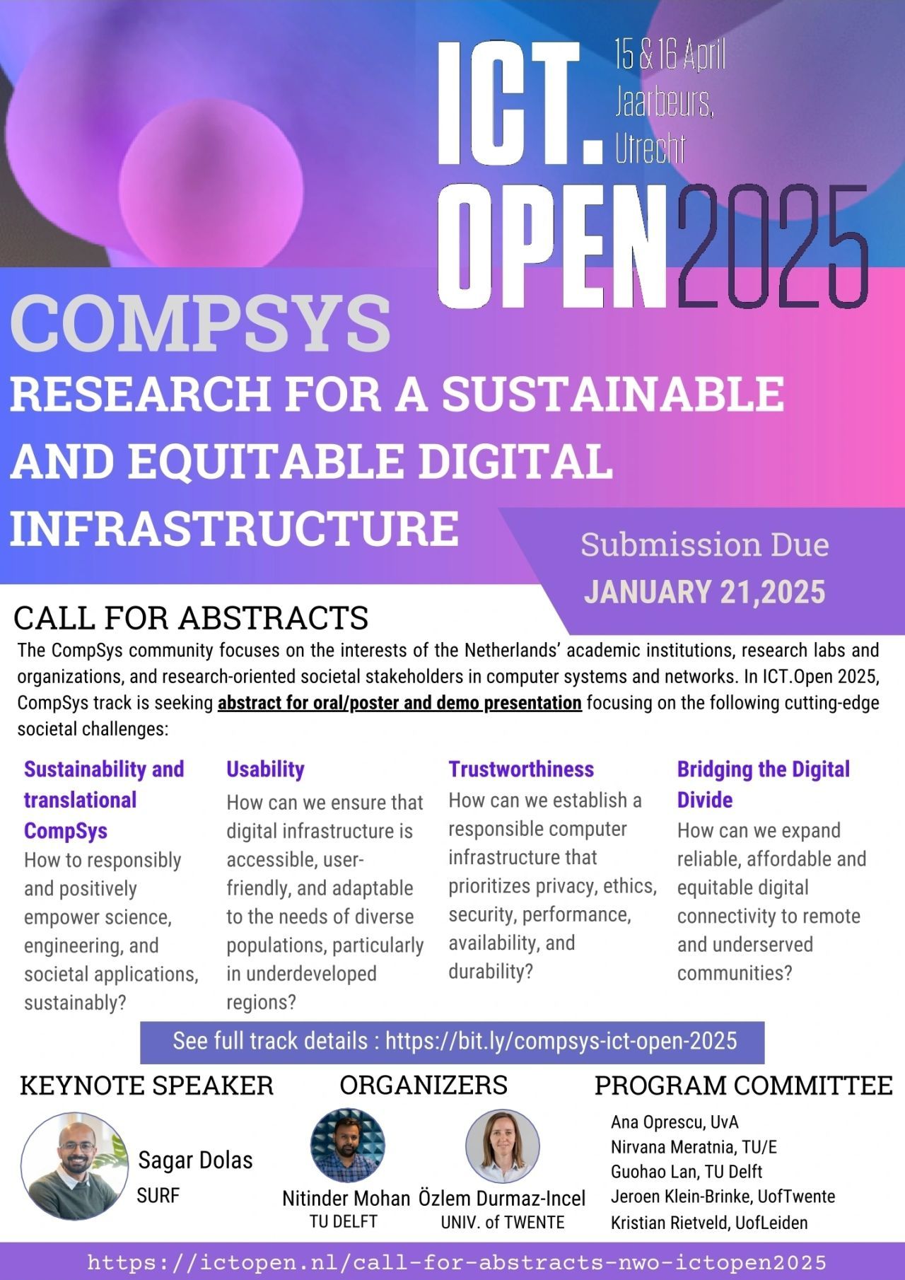 Chairing Session at ICT.OPEN 2025