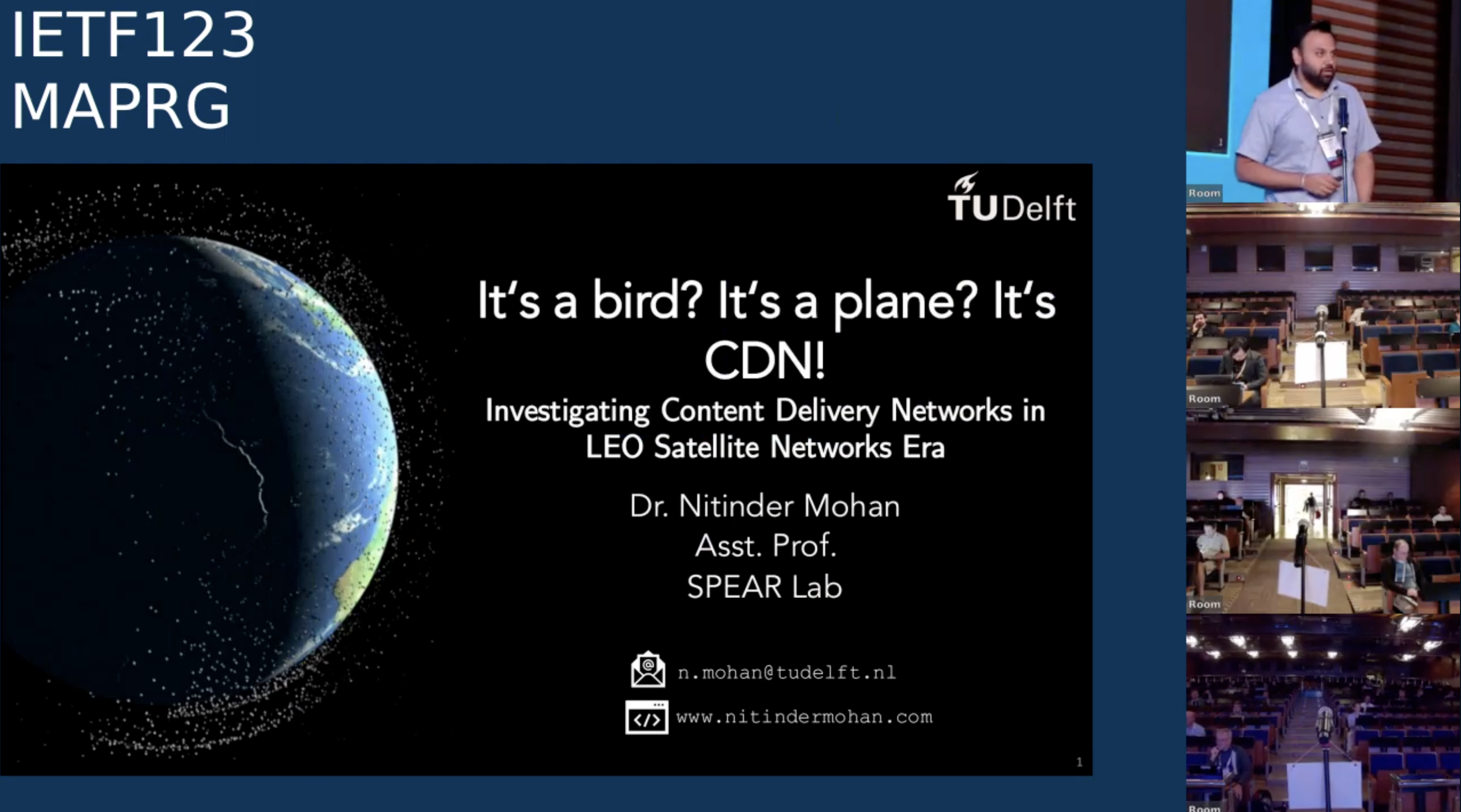 Presenting Starlink CDN Research at IETF 123 MAPRG