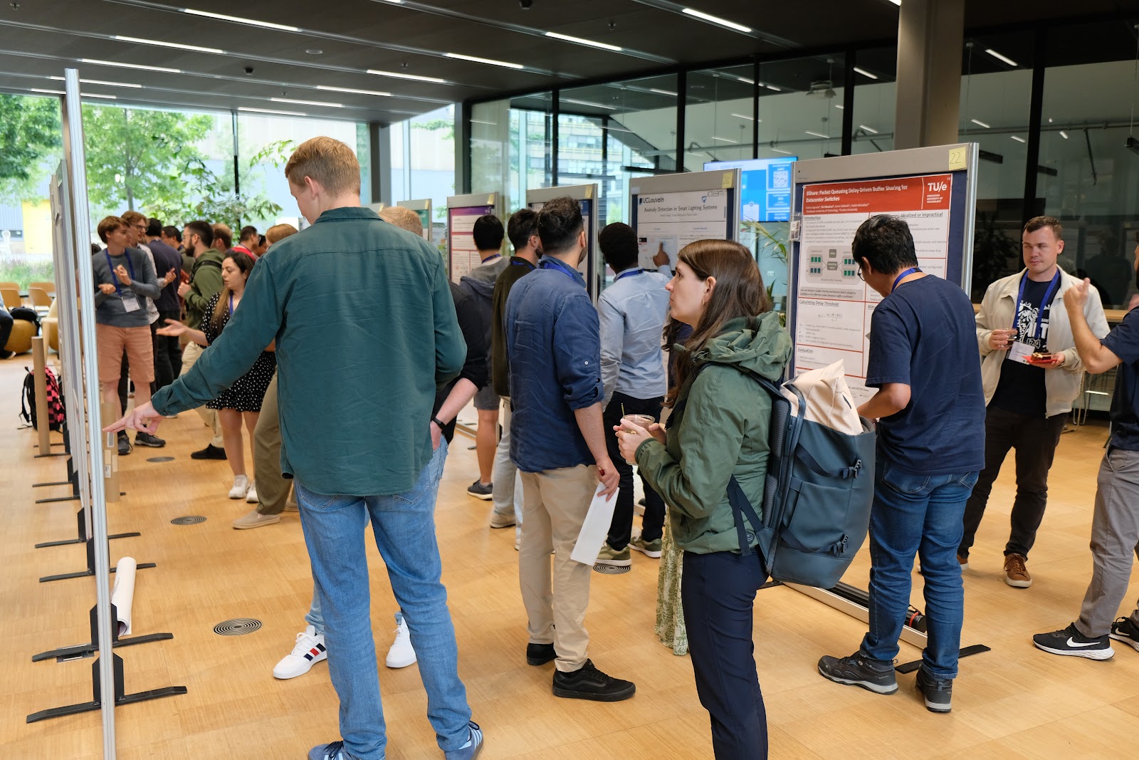 Poster sessions and coffee breaks kept the conversations going between talks.