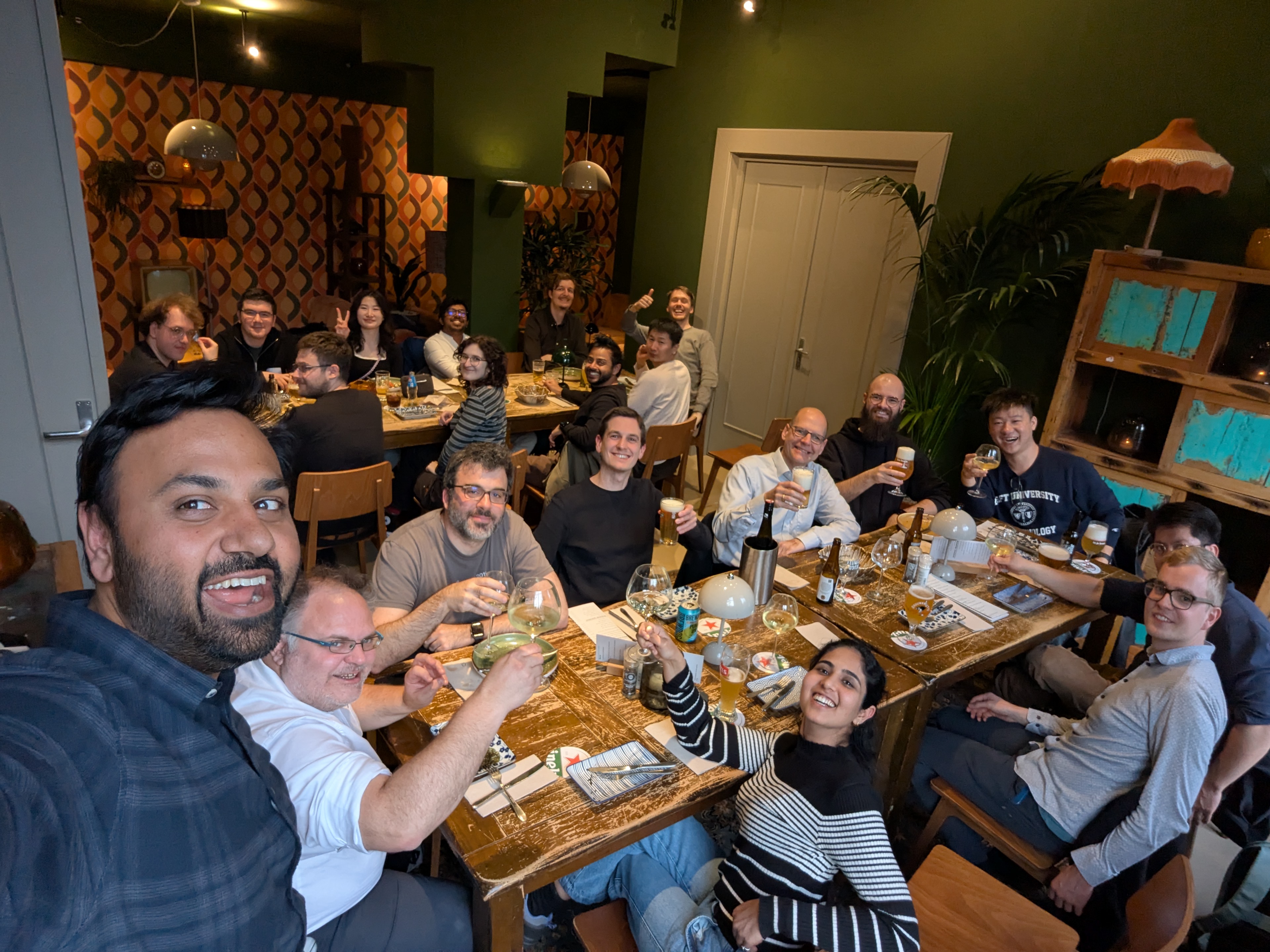 Group dinner in Delft after the TUM-TUD Joint Doctoral Seminar